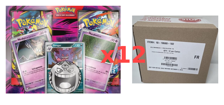 🇫🇷CASE 12 DUO PACK OCTOBRE 2026