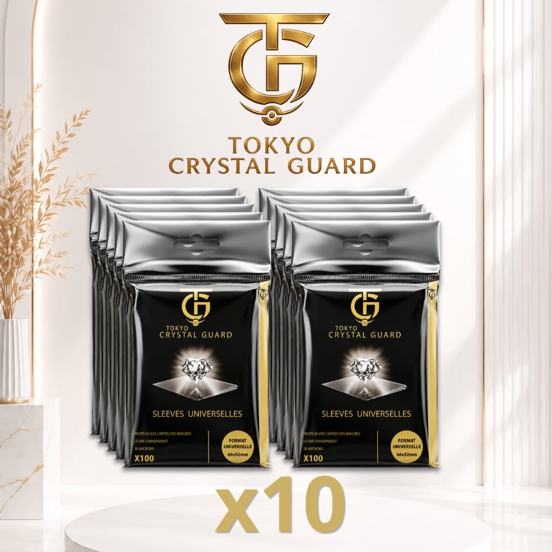 Sleeves Regular Tokyo Crystal Guard – Paquet de 100 – 8,49€
