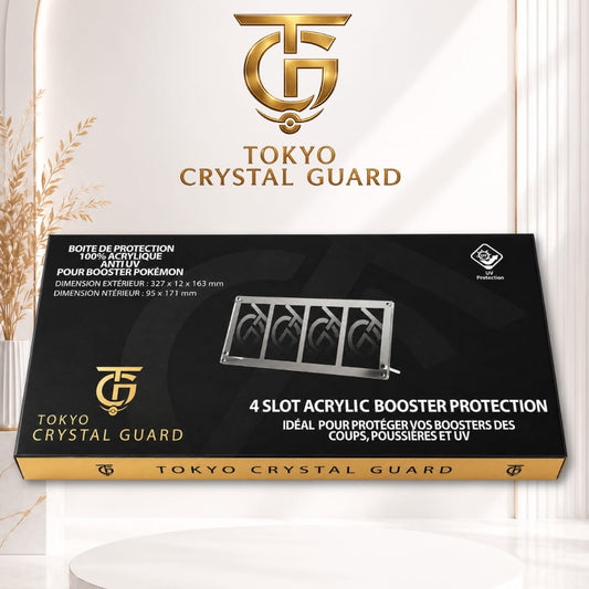 Boîte de Protection 4 Boosters Acrylique Tokyo Crystal Guard – Anti-UV 99% – 16,99€