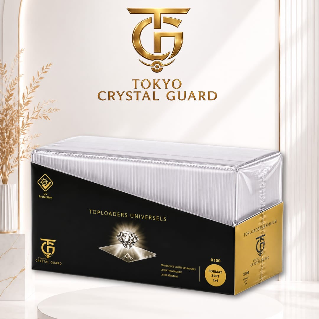 Toploaders Ultra Transparents Tokyo Crystal Guard – Paquet de 100 – 7,49€