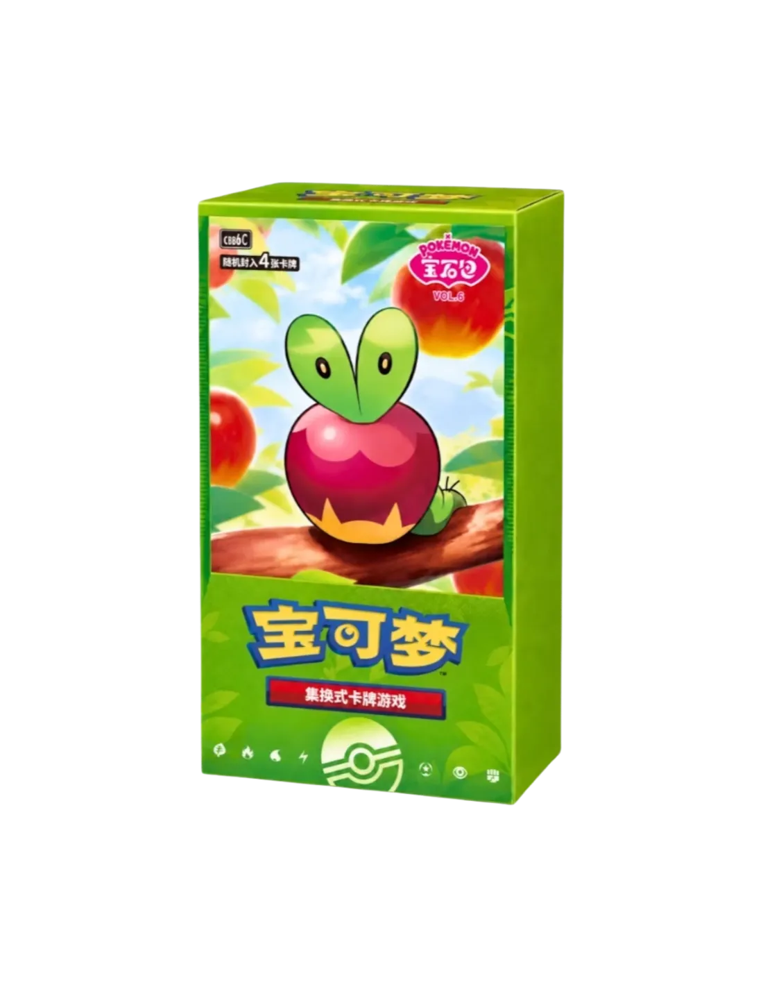Display Pokémon Chinois CBB6C Gem Pack Vol. 6 – Applin